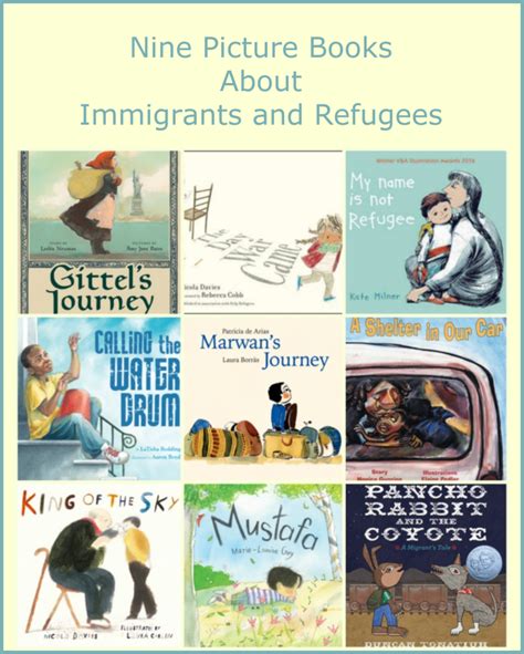 Randomly Reading Nine Picture Books About Immigrants And Refugees