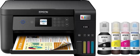 Epson Ecotank Et 2850 Wireless Color All In One Cartridge Free Supertank Printer With Scan Copy
