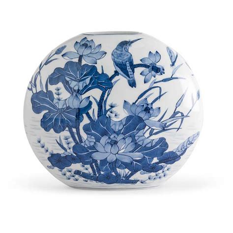 Blue Porcelain Moon Vase Gump S