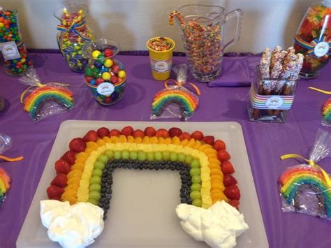 Rainbow Birthday Party Ideas Photo 4 Of 31 Rainbow Birthday Party