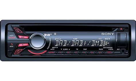 Sony Cdx Dab500u Dab Digital Radio Car Cdmp3usb And Direct Ipod