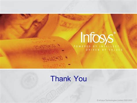 Infosys Technologies Limited Performance Of Infosys For The Third