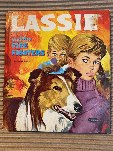 Lassie And Fire Fighters Whitman Tell Tale Hardcover Etsy