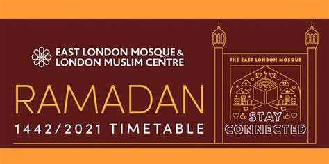 Download The East London Mosque Ramadan Timetable East London News