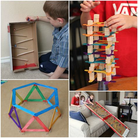 30 Awesome Stem Challenges For Kids With Inexpensive Or Recycled