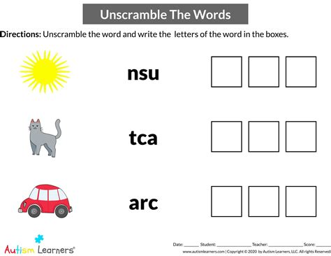 Create unscramble worksheets to help student's word recognition, vocabulary, and problem solving skills. UNSCRAMBLE WORD | CVC | KINDERGARTEN WORKSHEET | Special education worksheets, Unscramble words ...