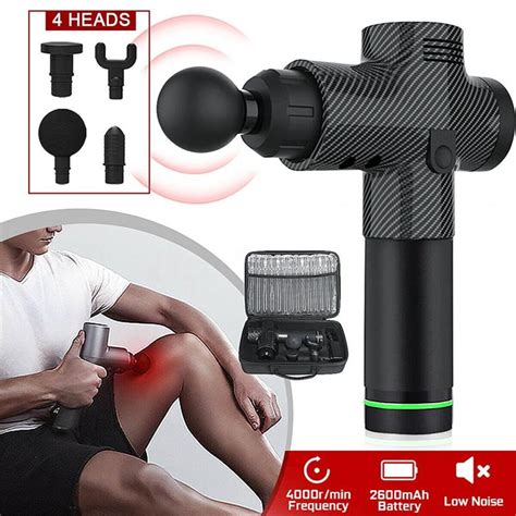 Muscle Massager Gun 6 Heads 30 Speeds Professional Powerful Handheld