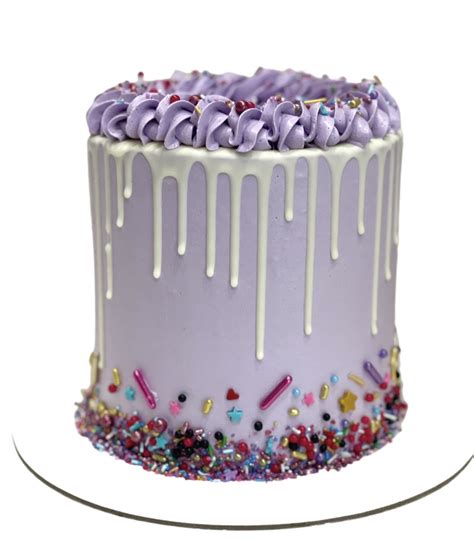 Purple Sprinkle Party Cake Sugar Whipped Cakes Website