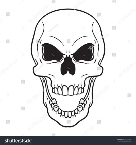Skull With Open Mouth Images Stock Photos And Vectors Shutterstock