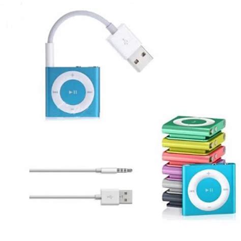 20cm Portable Usb Data Cable For Apple Ipod Usb To 35mm Jack Adapter