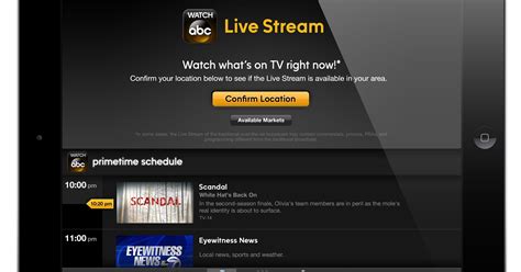 On our website, you can watch the live broadcast of the best us channels at home in a comfortable armchair with your. ABC adds live-streaming app