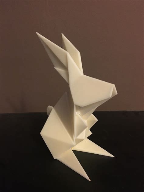 3d Printable Origami Rabbit By Sogorb