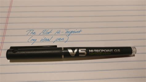 The Pilot Hi Tecpoint V5 My Ideal Rollerball Pen Geekdad