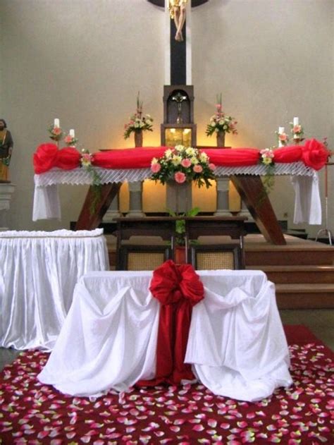 Altar bunga dekorasi rumah kristus dekor. Alamanda Puspita: Dekorasi Sakramen & Pemberkatan Gereja