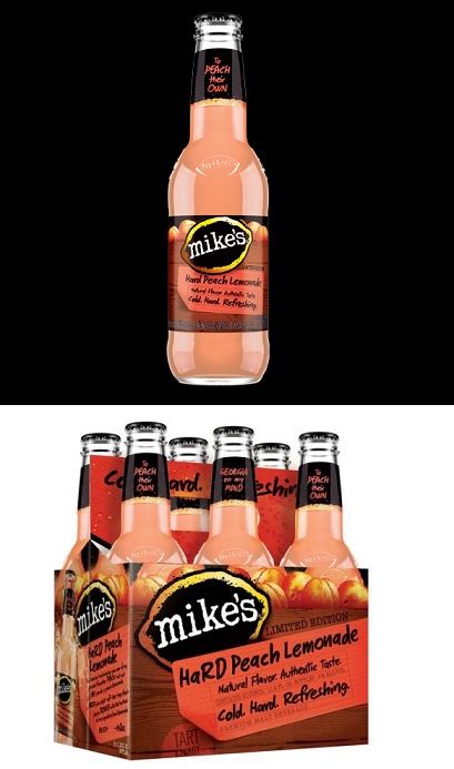 Mikes Hard Peach Lemonade 6 Pack Bottles Liquor Store Online