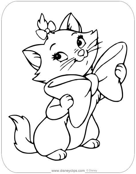 Halloween is the absolute busiest time of year for woo! The Aristocats Coloring Pages 2 | Disneyclips.com