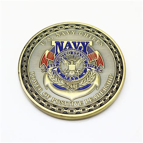 United States Navy Chiefs Challenge Coin Navy Chief United States