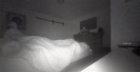 Ghost Filmed Messing Up Man S Sheets