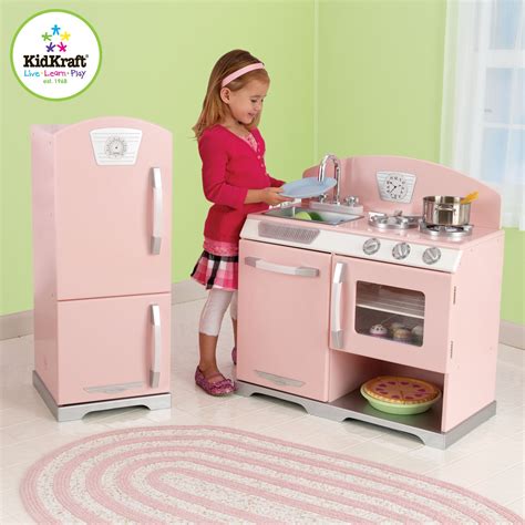 Check spelling or type a new query. KidKraft 2 Piece Retro Kitchen and Refrigerator Set ...