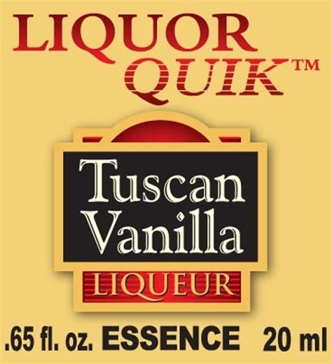 Liquorquik® Tuscan Vanilla Liqueur Essence Liquor Quik™ And Prestige