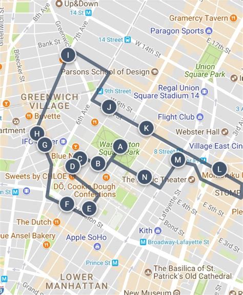 Nyu A Students Life In Nyc Sightseeing Guide And Walking Tour Map Plus