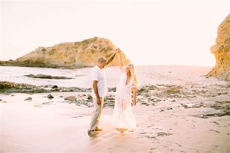 Engagement Photos On Laguna Beach At Sunset With Bre And Matt