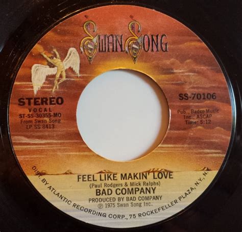 Bad Company Feel Like Makin Love 1975 Vinyl Discogs