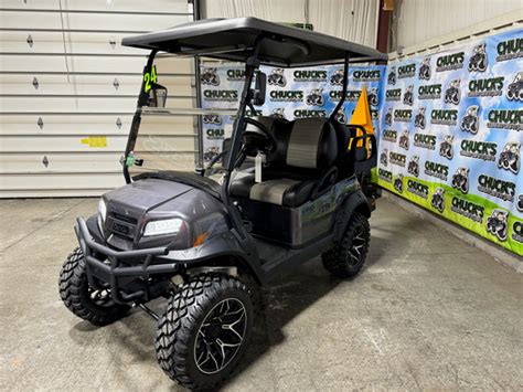 2024 Club Car Lifted Dark Grey Onward Gas Four Passenger Golf Cart