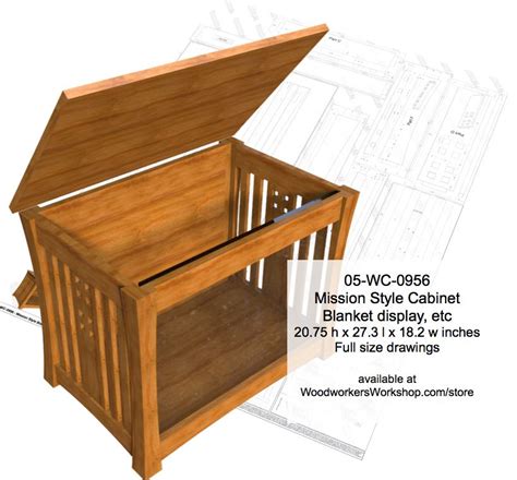 Mission Style Display Cabinet Woodworking Plan Woodworkersworkshop