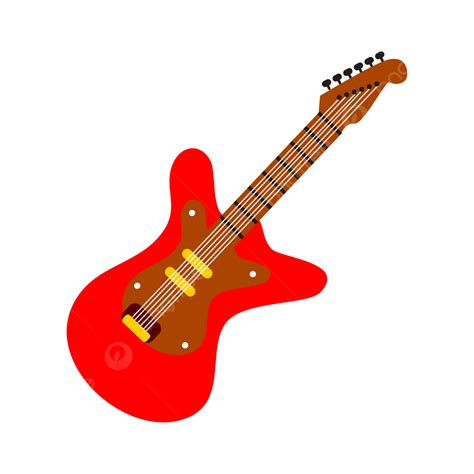 Red Electric Guitar Png