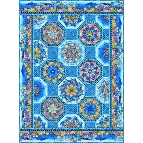 One Fabric Kaleidoscope Quilt Pattern By Jason Yenter Etsy