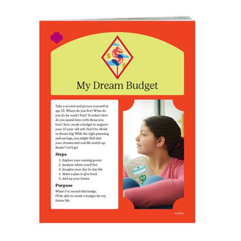Cadette My Dream Budget Badge Requirements Download Version