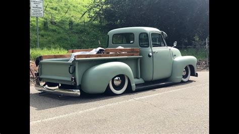 1953 Chevy Pickup Bagged Youtube
