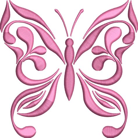 Pink Butterfly Embroidery Design For Sale At Best Price