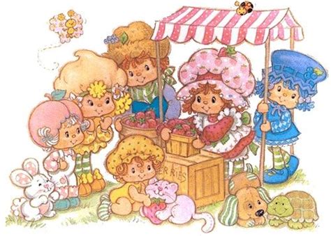 Who Are Strawberry Shortcake S Friends In The 80 S Series She Is Voiced