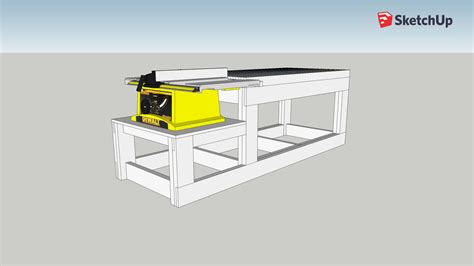 Table Saw Outfeed And Work Bench 3d Warehouse