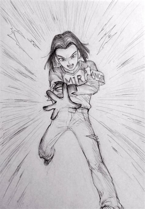 Dragon Ball Super Android 17 By Papersmell On Deviantart
