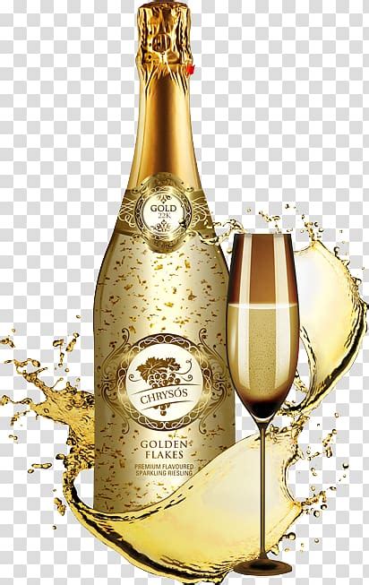 The most common gold glasses clipart material is metal. Champagne glass Sparkling wine Prosecco, gold flakes ...