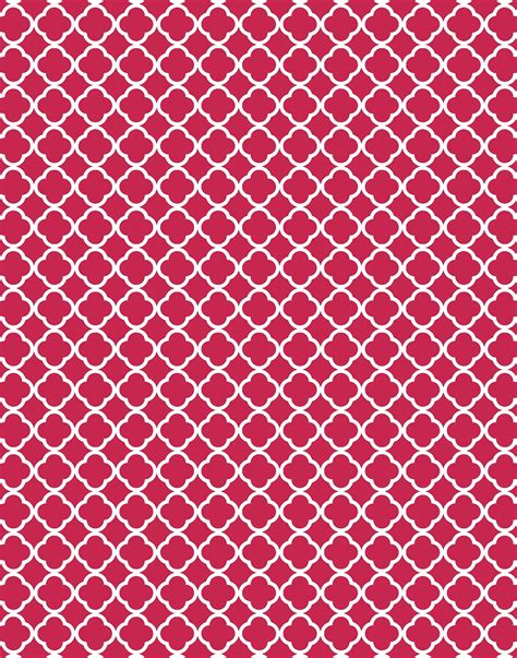 Doodlecraft Freebie 3 Quatrefoil Backgrounds