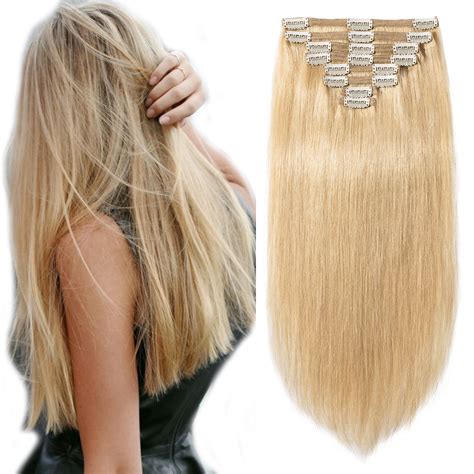 S Noilite Double Weft Clip In Human Hair Extensions High Quality Full Head Hair Pcs Clips