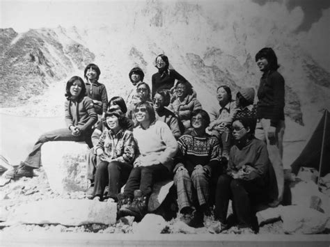 Junko Tabei Mount Everest 1975 Strong Women Black And White