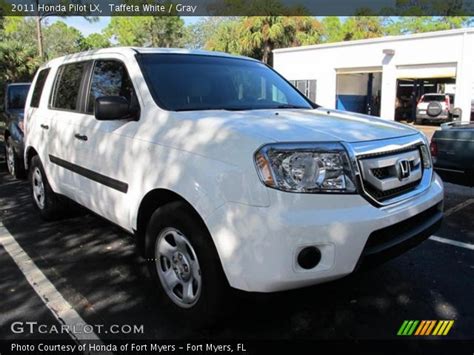For full details such as dimensions, cargo capacity, suspension, colors, and brakes, click on a specific pilot trim. Taffeta White - 2011 Honda Pilot LX - Gray Interior ...