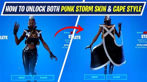 Complete Guide How To Unlock Punk Storm Skin Style And Cape Back