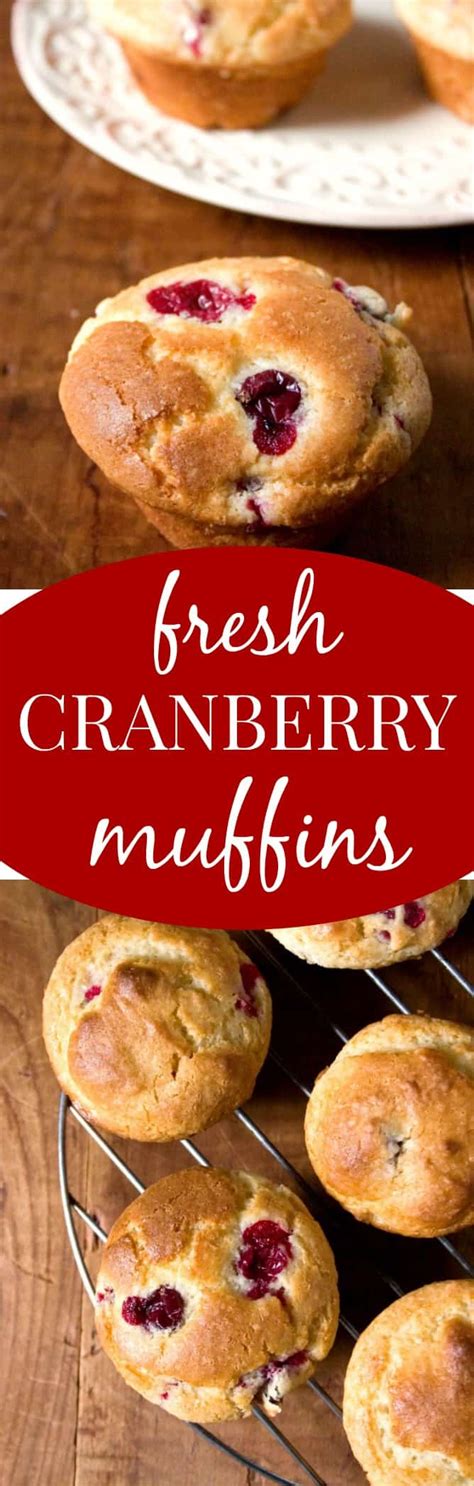 Cut in shortening until crumbly. Fresh Cranberry Muffins