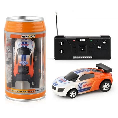 Mini Coke Can Speed Rc Radio Remote Conrtol Micro Racing Car Toys Kids