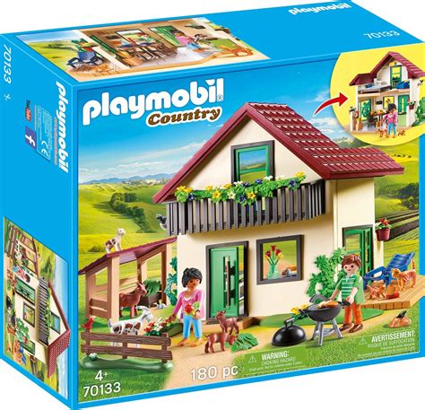 Playmobil 70133 Country Farmhouse Multi Coloured Uk Toys