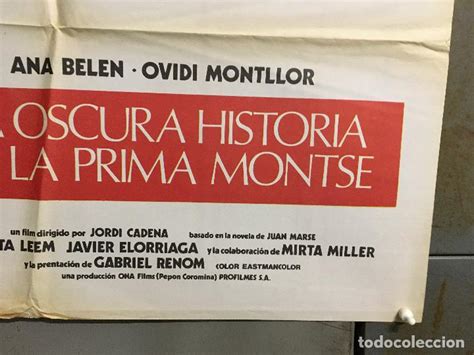 Cdo P064 La Oscura Historia De La Prima Montse Comprar Carteles Y