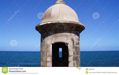 Garita Guard In Old San Juan Puerto Rico Stock Image Image Of