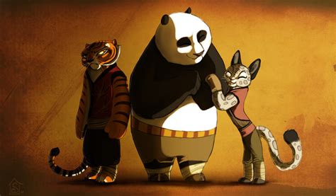 Kung Fu Panda 3 Tigress And Po Malayjirt