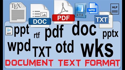 Understanding Document File Standard Extension File Format